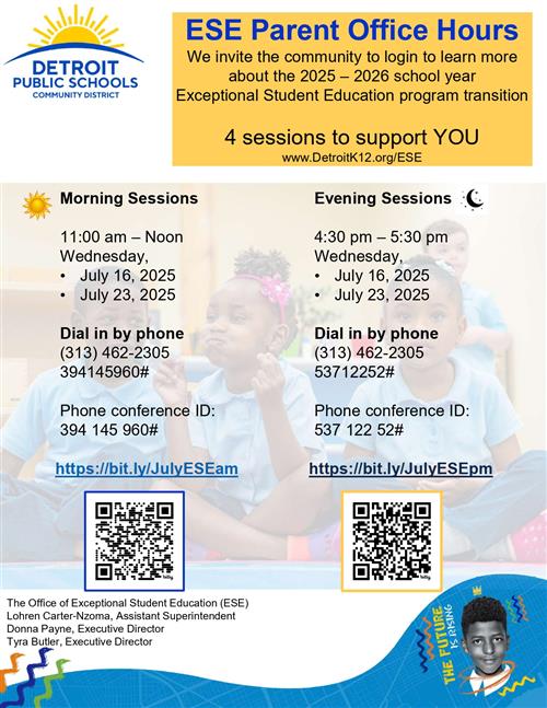 ESE Parent Office Hours